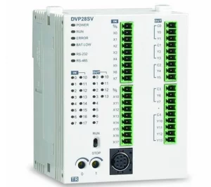 DVP28SV11R 28 Point, 16DI/12DO, Relay, 24VDC, 2 шины расширения